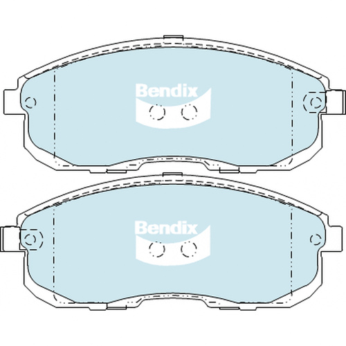 BENDIX GCT DISC BRAKE PAD SET DB2287 GCT