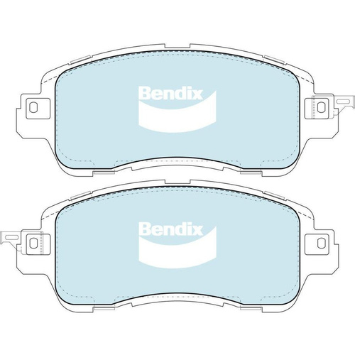 BENDIX GCT DISC BRAKE PAD SET DB2334 GCT