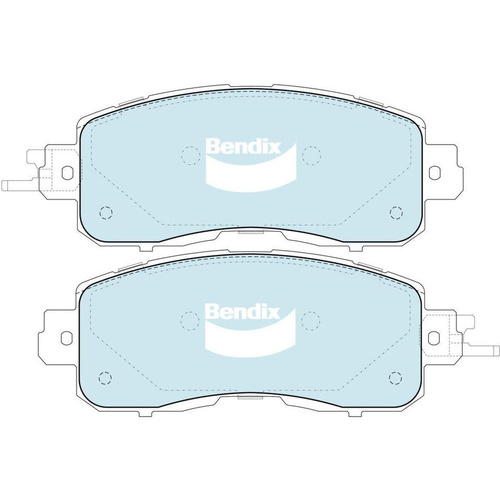 BENDIX GCT DISC BRAKE PAD SET DB2336 GCT