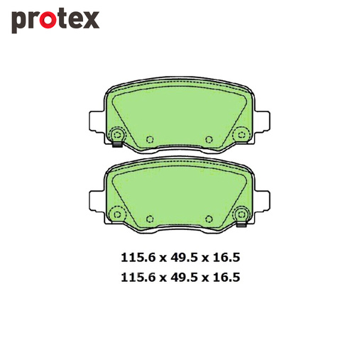 Ultra 4WD Brake Pad Set FOR Jeep Cherokee Renegade Fiat 500X DB2338F