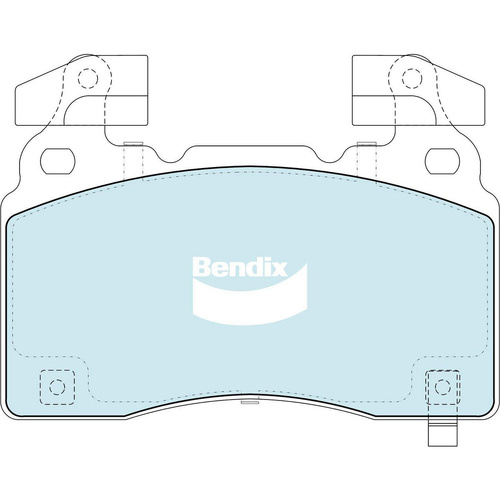 BENDIX SRT DISC BRAKE PAD SET DB2358 SRT