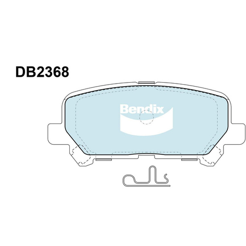 BENDIX HD DISC BRAKE PAD SET DB2368 HD