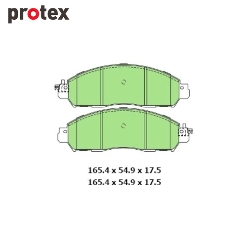 Ultra 4WD Brake Pad Set FOR Nissan Navara Leaf DB2374F