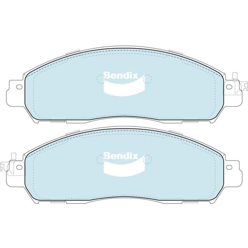 BENDIX ULTIMATE 4WD DISC BRAKE PAD SET DB2374 ULT4WD