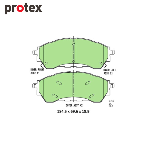 Ultra 4WD Brakd Pad Set DB2379F