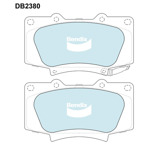 BENDIX HD DISC BRAKE PAD SET DB2380 HD