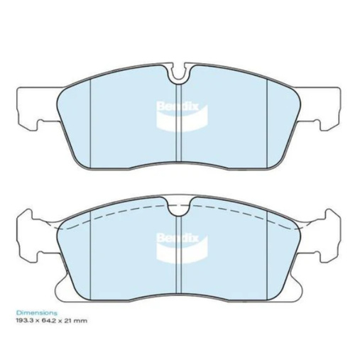 BENDIX EURO PLUS DISC BRAKE PAD SET DB2394 EURO+