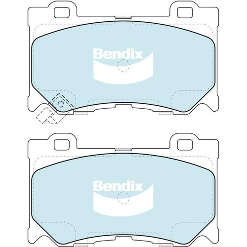 BENDIX GCT DISC BRAKE PAD SET DB2400 GCT