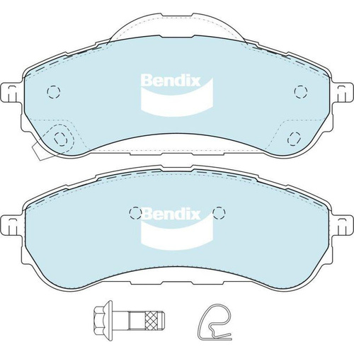 BENDIX HD DISC BRAKE PAD SET DB2411 HD