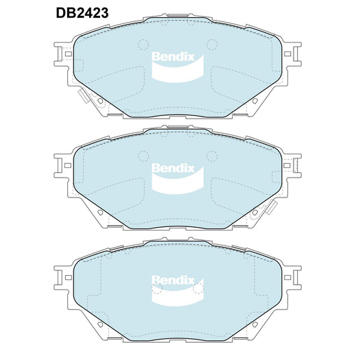BENDIX HD DISC BRAKE PAD SET DB2423 HD
