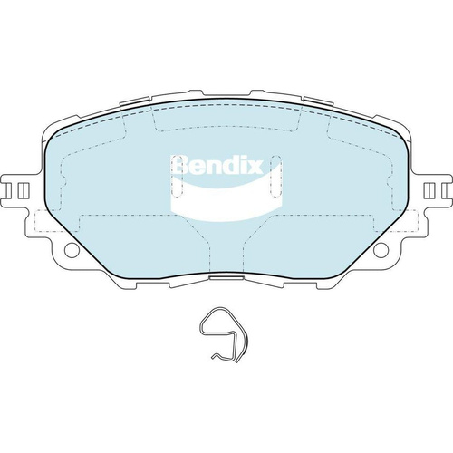 BENDIX GCT DISC BRAKE PAD SET DB2441 GCT
