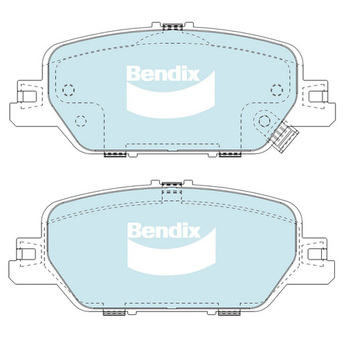 BENDIX 4WD DISC BRAKE PAD SET DB2450 4WD