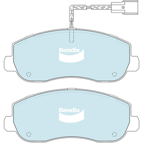 BENDIX HD DISC BRAKE PAD SET DB2476 HD