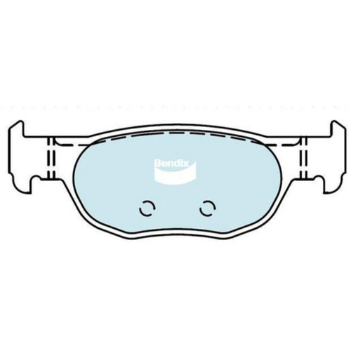 BENDIX GCT DISC BRAKE PAD SET DB2539 GCT