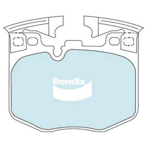 BENDIX EURO PLUS DISC BRAKE PAD SET DB2545 EURO+
