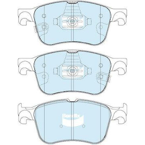 BENDIX GCT DISC BRAKE PAD SET DB2557 GCT