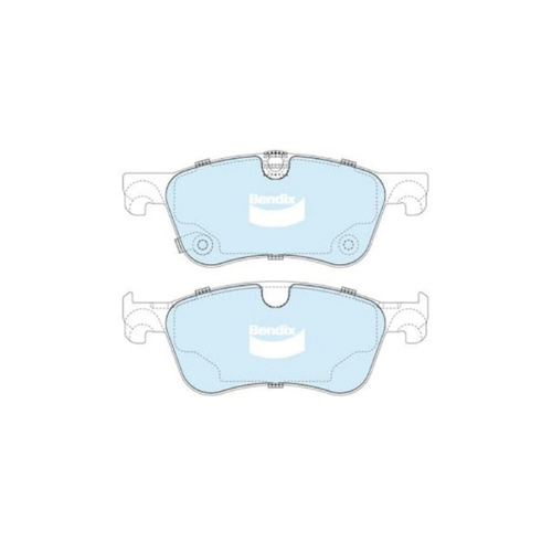 BENDIX 4WD DISC BRAKE PAD SET DB2633 4WD