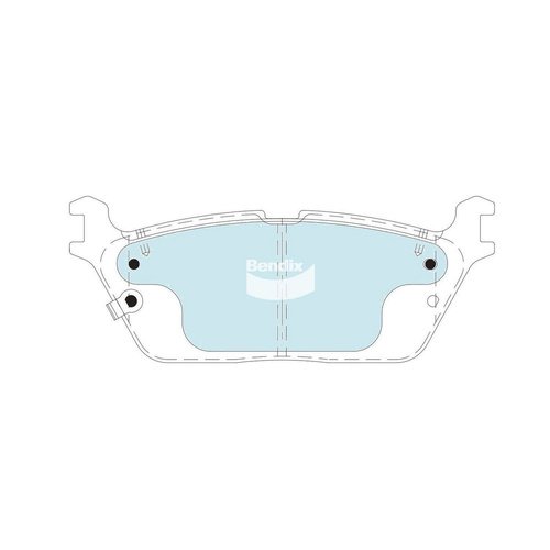 BENDIX HD DISC BRAKE PAD SET DB2636 HD