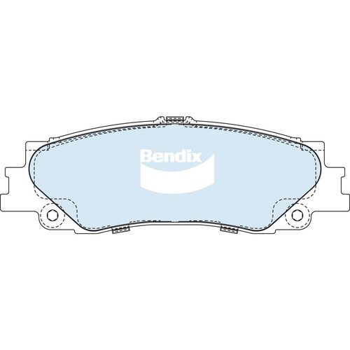 BENDIX HD DISC BRAKE PAD SET DB2640 HD