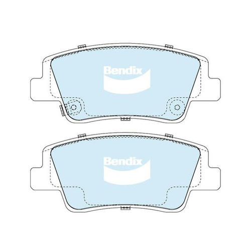 BENDIX GCT DISC BRAKE PAD SET DB2651 GCT
