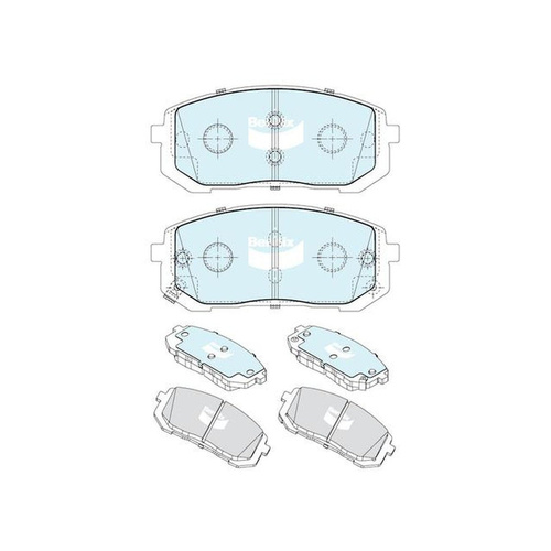 BENDIX GCT DISC BRAKE PAD SET DB2663 GCT