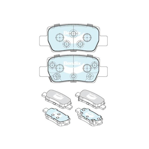 BENDIX GCT DISC BRAKE PAD SET DB2665 GCT