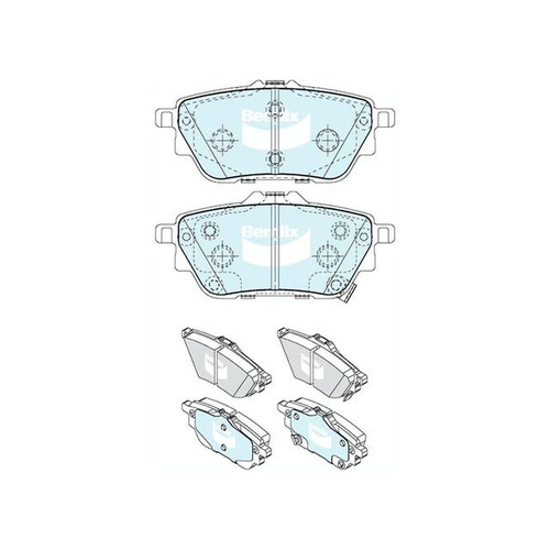 BENDIX GCT DISC BRAKE PAD SET DB2669 GCT