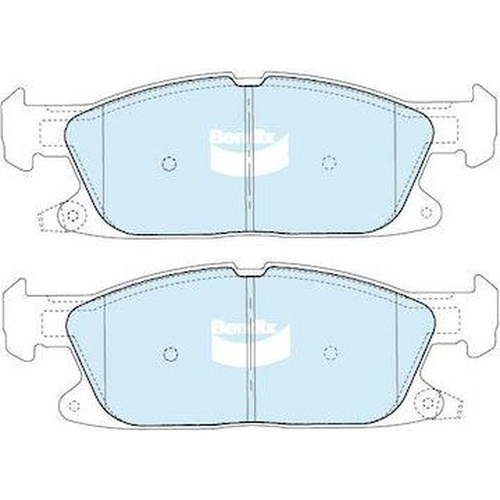 BENDIX GCT DISC BRAKE PAD SET DB2673 GCT