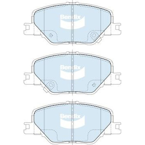 BENDIX GCT DISC BRAKE PAD SET DB2677 GCT