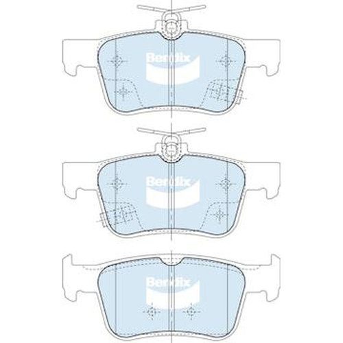 BENDIX GCT DISC BRAKE PAD SET DB2678 GCT