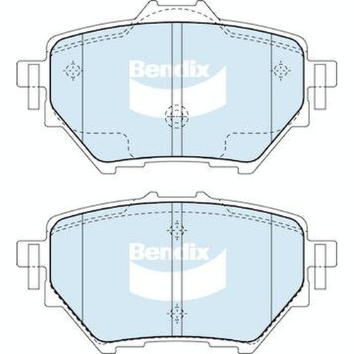 BENDIX GCT DISC BRAKE PAD SET DB2680 GCT