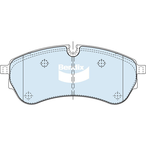BENDIX HD DISC BRAKE PAD SET DB2681 HD