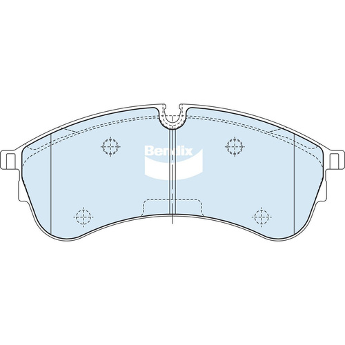 BENDIX HD DISC BRAKE PAD SET DB2682 HD