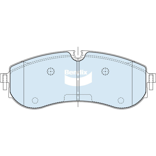 BENDIX HD DISC BRAKE PAD SET DB2684 HD