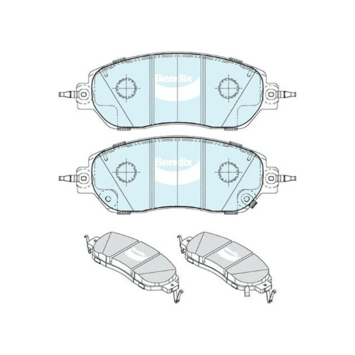 BENDIX 4WD DISC BRAKE PAD SET DB2687 4WD