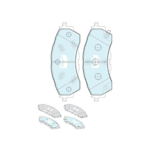 BENDIX 4WD DISC BRAKE PAD SET DB2699 4WD