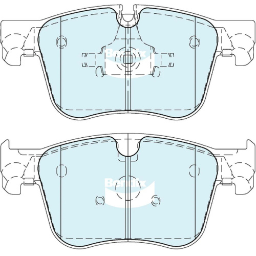 BENDIX EURO PLUS DISC BRAKE PAD SET DB2723 EURO+