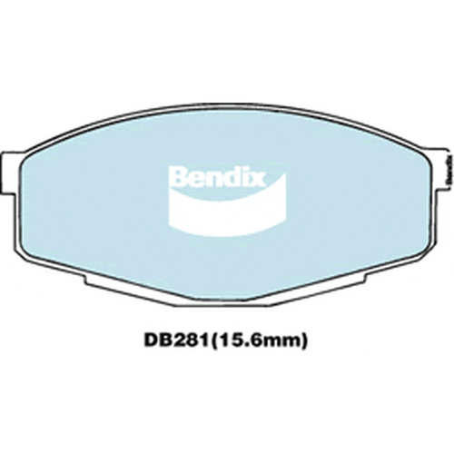 BENDIX GCT DISC BRAKE PAD SET DB281 GCT
