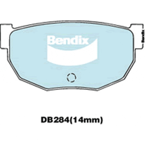 BENDIX GCT DISC BRAKE PAD SET DB284 GCT