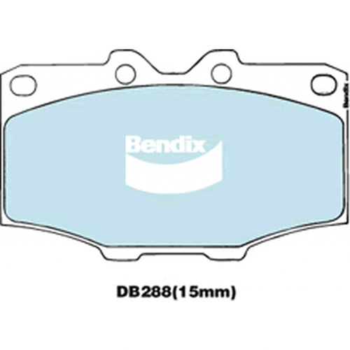 BENDIX HD DISC BRAKE PAD SET DB288 HD