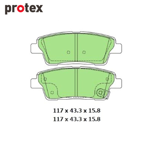 Protex Ultra Ceramic Brake Pad Set DB3227