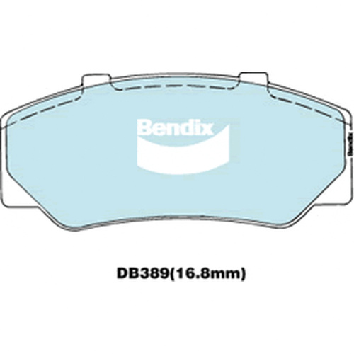 BENDIX GCT DISC BRAKE PAD SET DB389 GCT