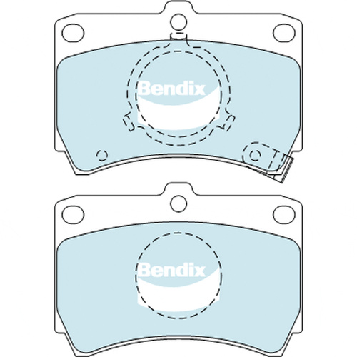 BENDIX GCT DISC BRAKE PAD SET DB406 GCT