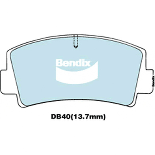 BENDIX GCT DISC BRAKE PAD SET DB40 GCT