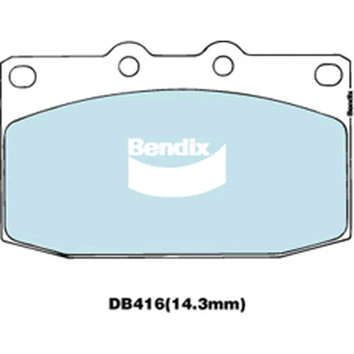 BENDIX HD DISC BRAKE PAD SET DB416 HD