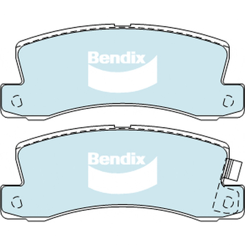 BENDIX GCT DISC BRAKE PAD SET DB422 GCT