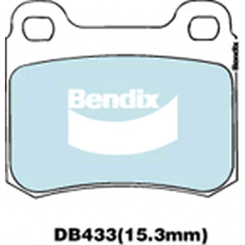BENDIX GCT DISC BRAKE PAD SET DB433 GCT