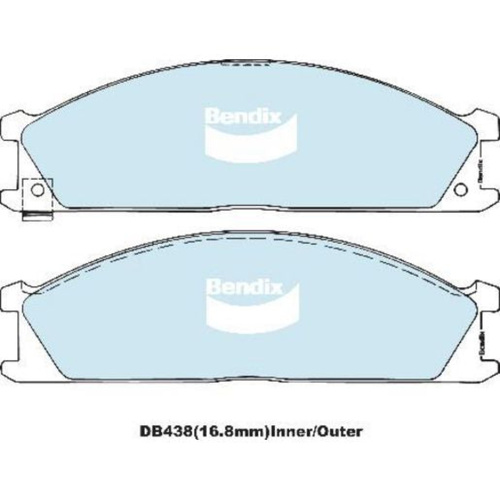 BENDIX HD DISC BRAKE PAD SET DB438 HD