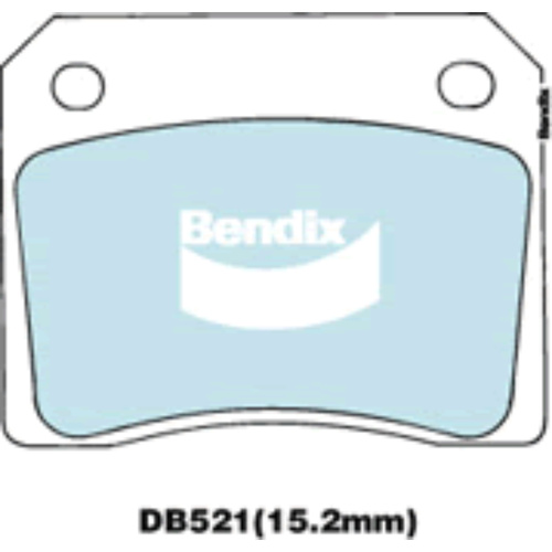 BENDIX GCT DISC BRAKE PAD SET DB521 GCT