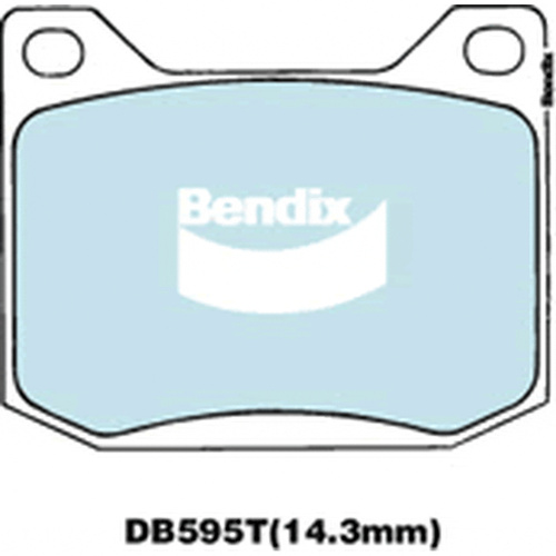 BENDIX GCT DISC BRAKE PAD SET DB595T GCT